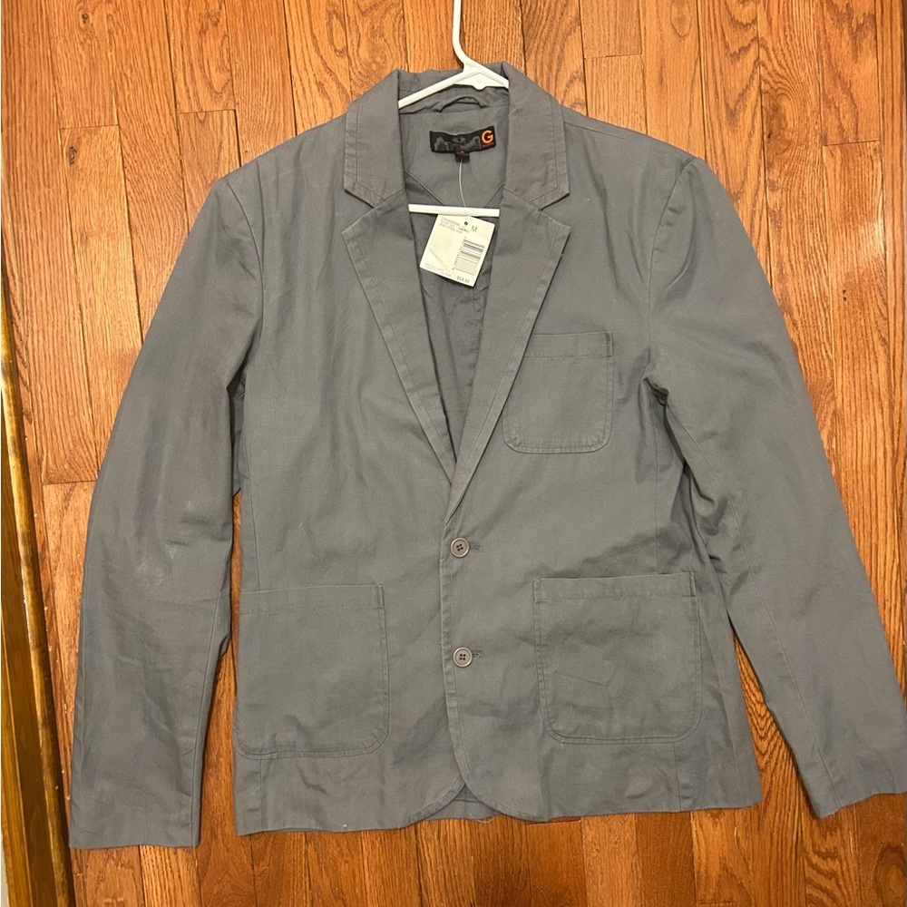 G by Guess Men's Gray Blazer